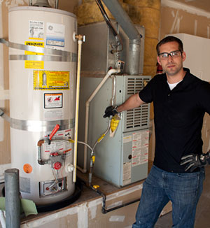Rick has finished a water heater installation in Concord